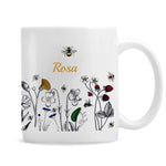 Personalised Wild Flower Mug