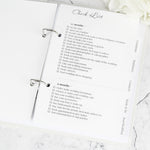 Personalised Botanical Border Wedding Planner