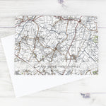 Personalised 1945 - 1948 New Popular Map Card