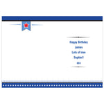 Personalised Birthday Star Card