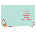 Personalised Gingerbread House Card