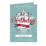 Personalised 50s Retro Card