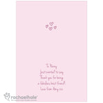 Personalised Rachael Hale 'Great Friends' Card