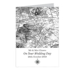 Personalised 1805 - 1874 Old Series Map Compass Card