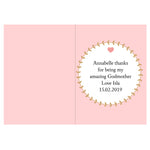 Personalised Best Godmother Card