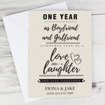 Personalised Anniversary Card