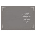 Personalised Vintage Typography Birthday Card