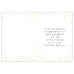 Personalised Engagement Card