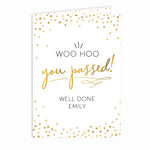 Personalised You Passed! Card