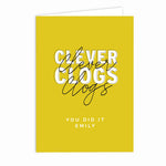 Personalised Clever Clogs Card