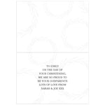 Personalised 'Truly Blessed' Christening Card