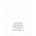 Personalised Truly Blessed Naming Day Card