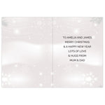 Personalised Christmas Snow Globe Card