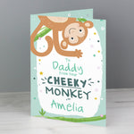 Personalised From Your Cheeky Monkey Card