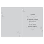 Personalised Grey Snapshot Photo Upload Greeting Card