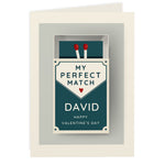 Personalised The Perfect Match Card