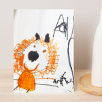 Personalised Photo Upload Card - Gaegu Font