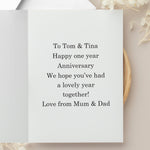 Personalised Photo Upload Card - Serif Font