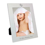 Silver 5x7 Naming Day Photo Frame