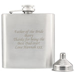 Personalised Boxed Stainless Steel Hip Flask