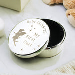 Personalised Fairy Princess First Curl Trinket Box