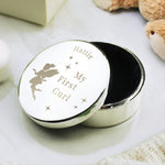 Personalised Fairy Princess First Curl Trinket Box