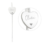 Personalised Engraved Heart Bookmark