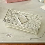 Personalised Silver Plated Jewellery Box