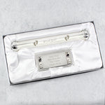 Personalised Its A Girl Silver Plated Certificate Holder
