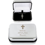 Personalised Cross Necklace and Box