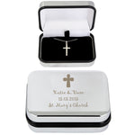 Personalised Cross Necklace and Box