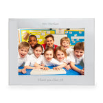 Personalised Silver 5x7 Landscape Photo Frame