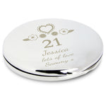 Personalised Birthday Craft Compact Mirror