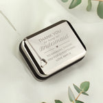 Personalised Bridesmaid Box and Sterling Silver Heart Necklace
