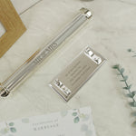 Personalised Free Text Silver Plated Certificate Holder