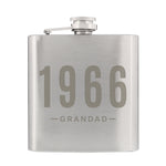 Personalised Date & Name Hip Flask