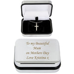 Personalised Box with Cross Necklace