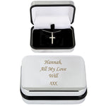 Personalised Box with Cross Necklace