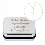 Personalised Box with Cross Necklace