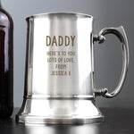Personalised Free Text Stainless Steel Tankard
