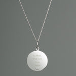 Personalised Sterling Silver & 9ct Gold St. Christopher Necklace