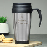 Personalised Star Metal Travel Mug