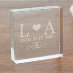 Personalised Monogram Crystal Token