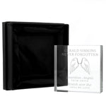 Personalised Guardian Angel Wings Crystal Token