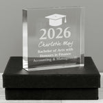 Personalised Graduation Crystal Token