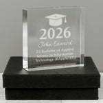 Personalised Graduation Crystal Token