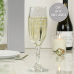 Personalised Maid of Honour Flute Glass