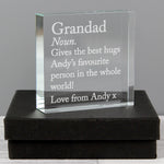 Personalised Dictionary Definition Crystal Token