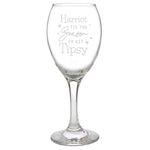 Personalised Tis The Season To Get Tipsy Season Wine Glass