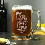 Personalised Best By Par Tankard